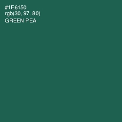 #1E6150 - Green Pea Color Image