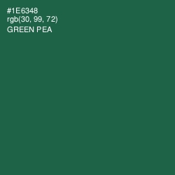 #1E6348 - Green Pea Color Image