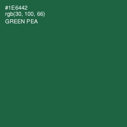 #1E6442 - Green Pea Color Image