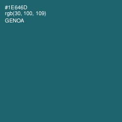 #1E646D - Genoa Color Image