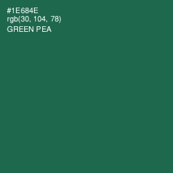 #1E684E - Green Pea Color Image