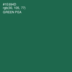 #1E694D - Green Pea Color Image