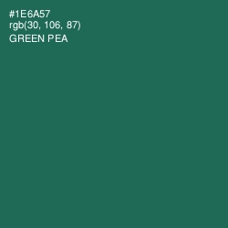 #1E6A57 - Green Pea Color Image