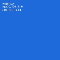 #1E6ADA - Science Blue Color Image