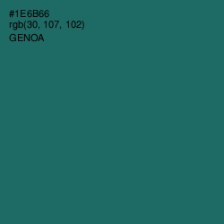 #1E6B66 - Genoa Color Image