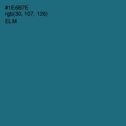 #1E6B7E - Elm Color Image