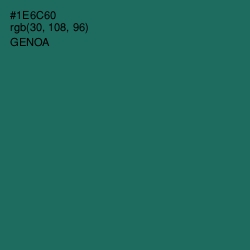 #1E6C60 - Genoa Color Image