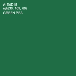 #1E6D45 - Green Pea Color Image