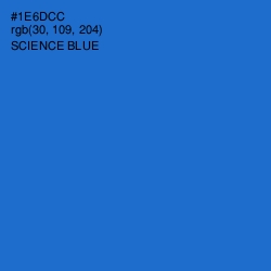 #1E6DCC - Science Blue Color Image