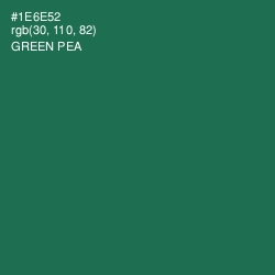 #1E6E52 - Green Pea Color Image