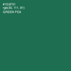 #1E6F51 - Green Pea Color Image