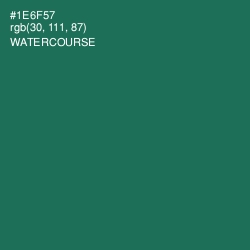 #1E6F57 - Watercourse Color Image