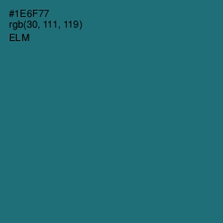 #1E6F77 - Elm Color Image