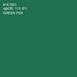 #1E7051 - Green Pea Color Image