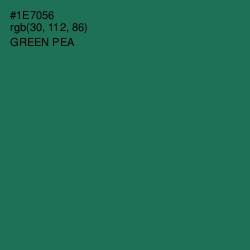 #1E7056 - Green Pea Color Image