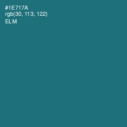#1E717A - Elm Color Image