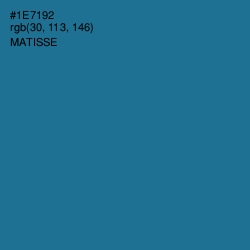 #1E7192 - Matisse Color Image