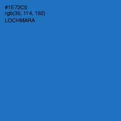 #1E72C0 - Lochmara Color Image