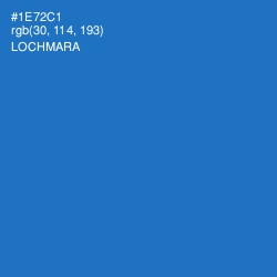 #1E72C1 - Lochmara Color Image