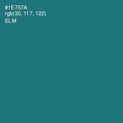 #1E757A - Elm Color Image