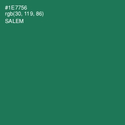 #1E7756 - Salem Color Image