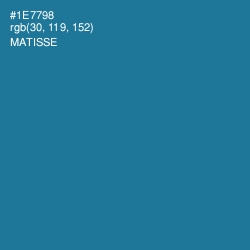 #1E7798 - Matisse Color Image