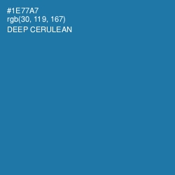 #1E77A7 - Deep Cerulean Color Image