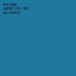 #1E78A0 - Allports Color Image