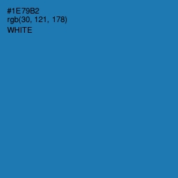 #1E79B2 - Denim Color Image