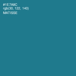 #1E7A8C - Matisse Color Image