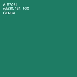 #1E7C64 - Genoa Color Image