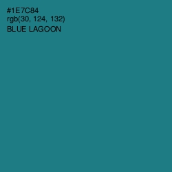 #1E7C84 - Blue Lagoon Color Image