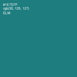 #1E7D7F - Elm Color Image