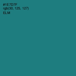 #1E7D7F - Elm Color Image