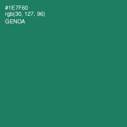 #1E7F60 - Genoa Color Image