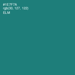 #1E7F7A - Elm Color Image