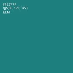 #1E7F7F - Elm Color Image