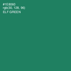 #1E8060 - Elf Green Color Image