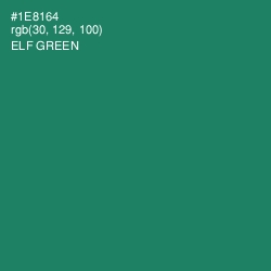 #1E8164 - Elf Green Color Image
