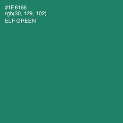 #1E8166 - Elf Green Color Image