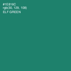 #1E816C - Elf Green Color Image