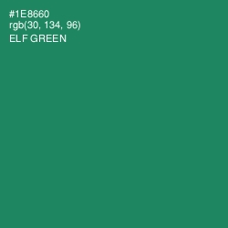 #1E8660 - Elf Green Color Image