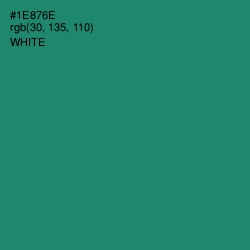 #1E876E - Elf Green Color Image