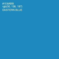 #1E8ABB - Eastern Blue Color Image
