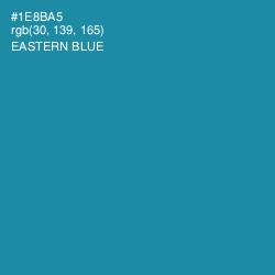 #1E8BA5 - Eastern Blue Color Image