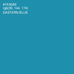 #1E90AE - Eastern Blue Color Image