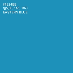 #1E91BB - Eastern Blue Color Image