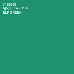 #1E926E - Elf Green Color Image
