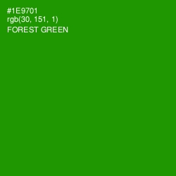 #1E9701 - Forest Green Color Image