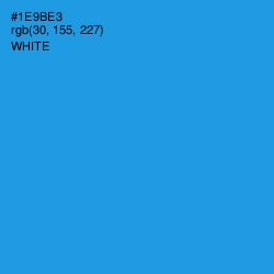 #1E9BE3 - Dodger Blue Color Image